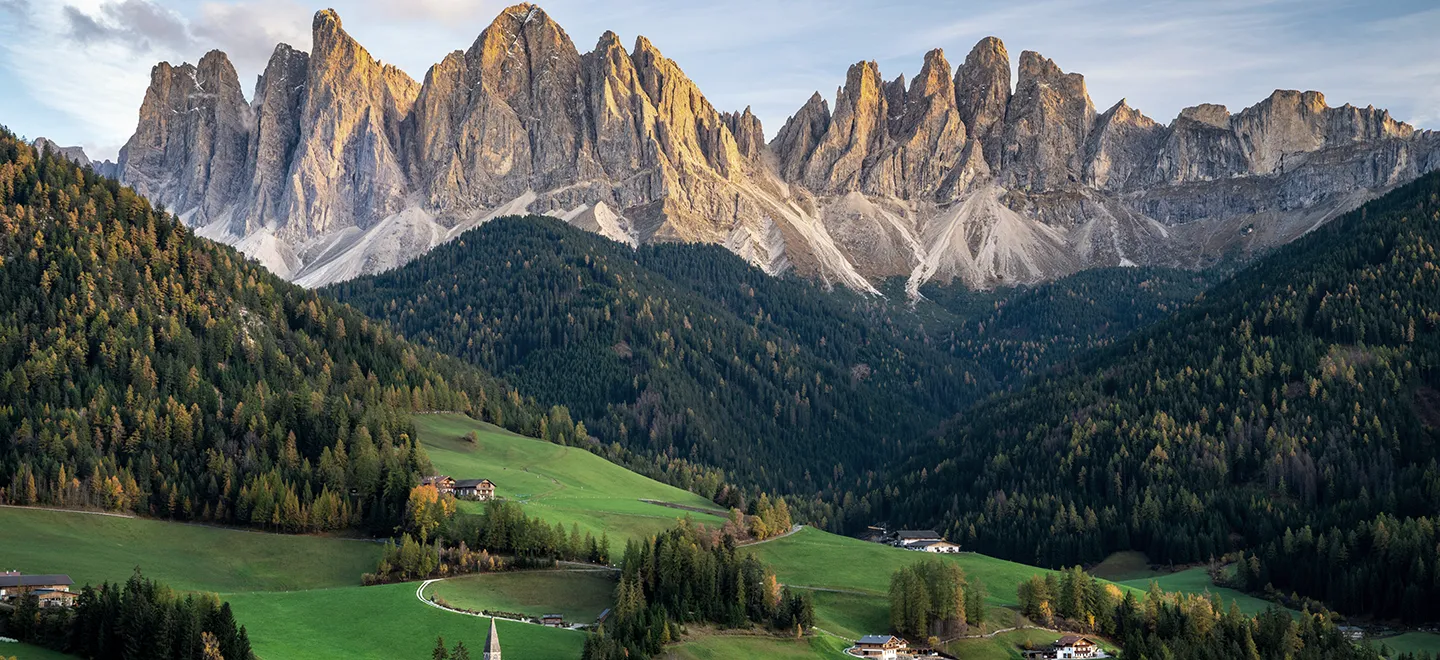 Dolomites mountains in Trentino